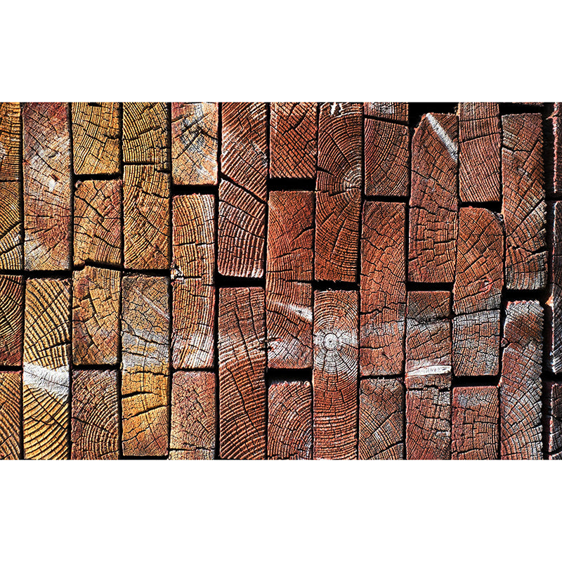 Customized Wall Mural Industrial Wood Texture Decorative Eco-friendly Wall Art