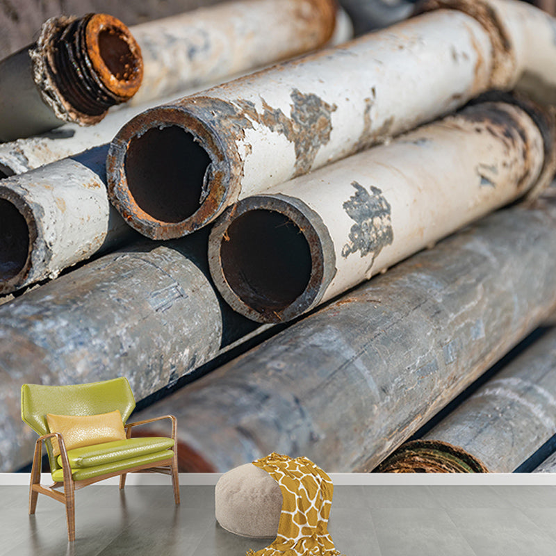 Mildew Resistant Industrial Metal Mural Decorative Eco-friendly Wall Art