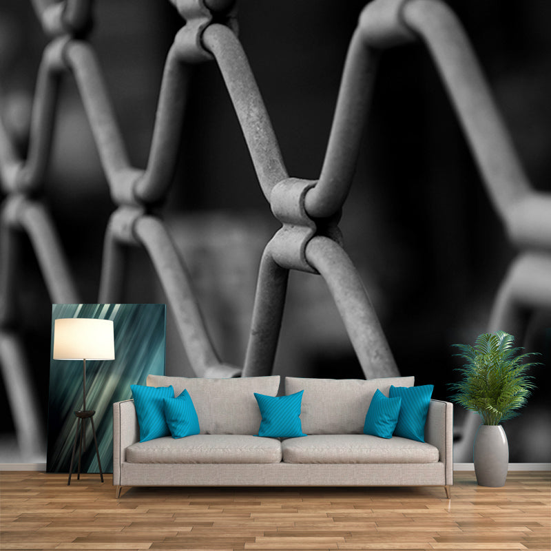 Industrial Metal Mural Decorative Eco-friendly Repair Shop Wall Covering