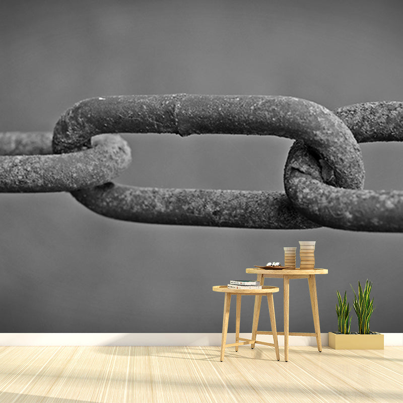 Repair Shop Wall Mural Industrial Metal Decorative Eco-friendly Wall Covering