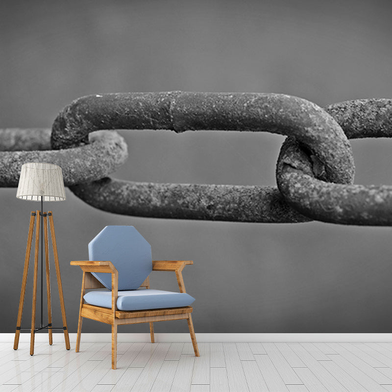 Repair Shop Wall Mural Industrial Metal Decorative Eco-friendly Wall Covering