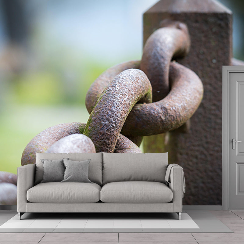 Garage Industrial Style Wall Mural Metal Decorative Eco-friendly Wall Art