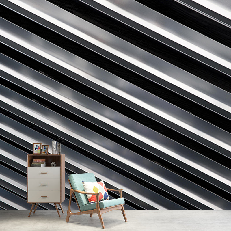 Room Wall Mural Industrial Metal Decorative Eco-friendly Wall Covering