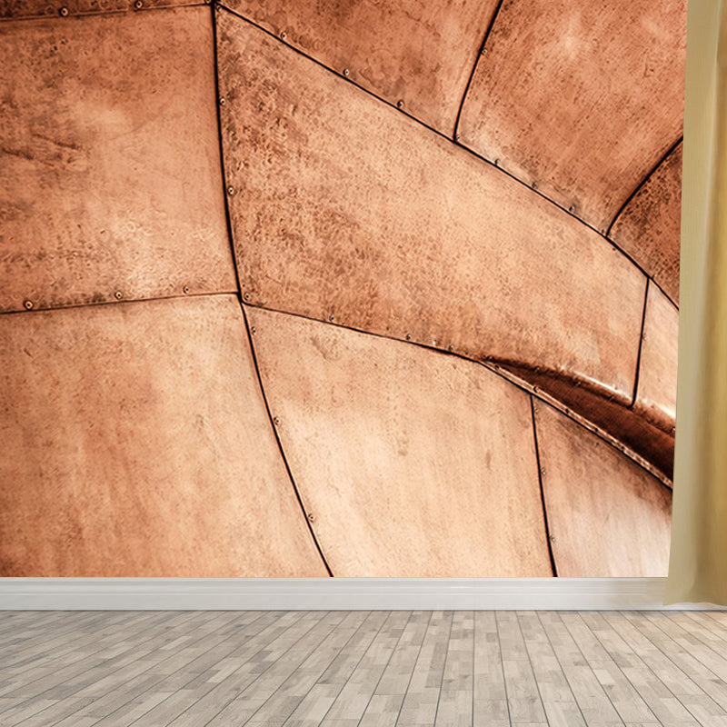 Living Room Wall Mural Industrial Metal Decorative Eco-friendly Wall Covering