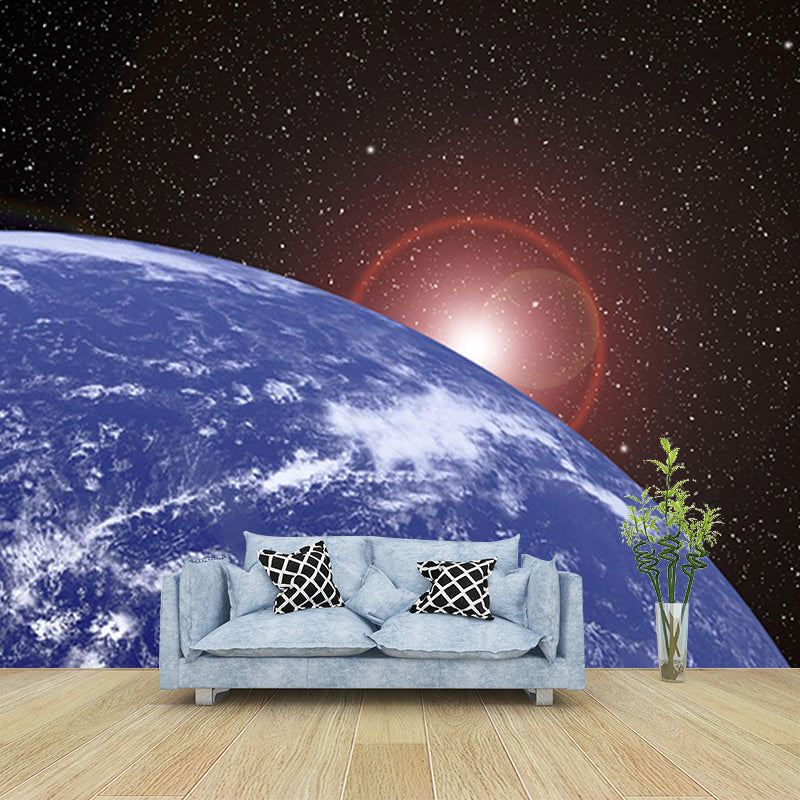 Novelty Style Mural Wallpaper Universe Mildew Resistant Wall Decor