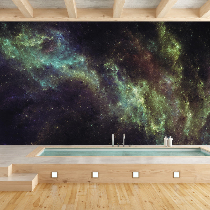 Room Customized Wallpaper Mural Novelty Universe Mildew Resistant Wall Decor