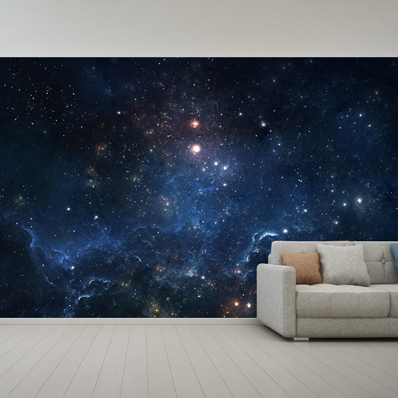 Universe Mural Wallpaper Novelty Mildew Resistant Living Room Wall Decor
