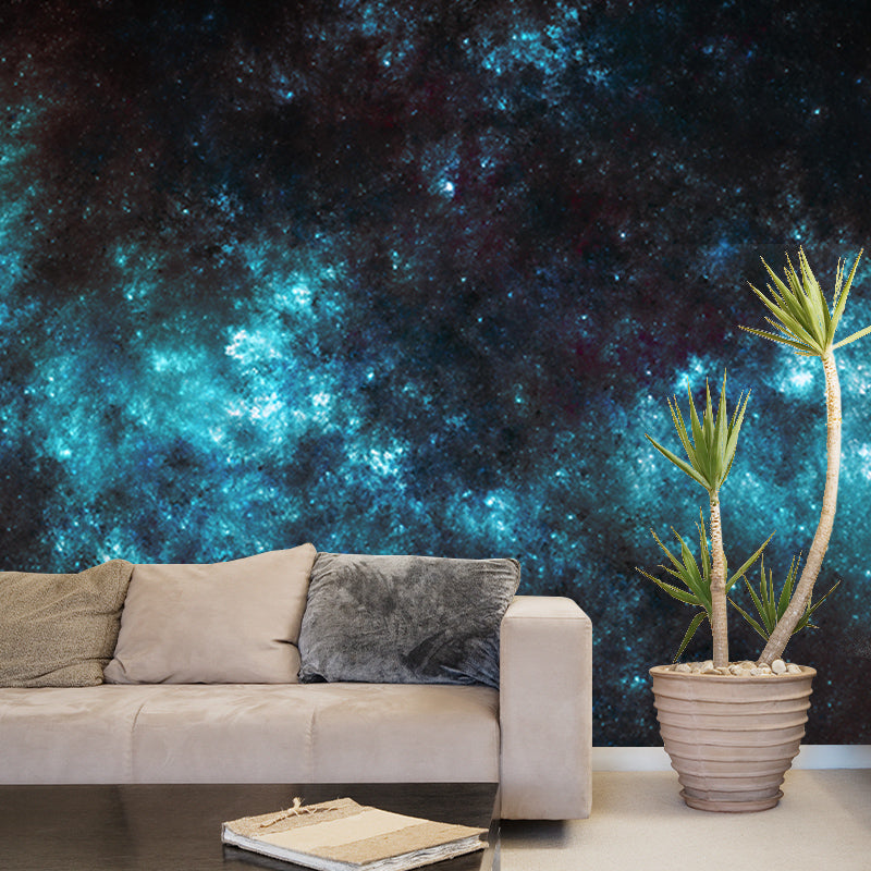 Room Wall Mural Wallpaper Novelty Universe Mildew Resistant Wall Decor