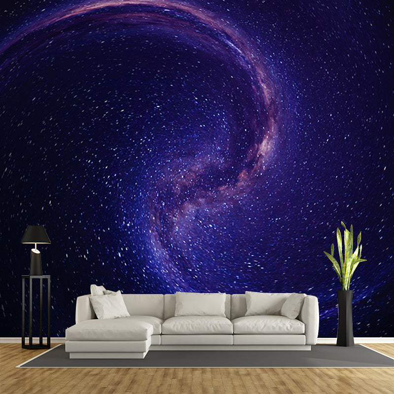 Living Room Wall Mural Wallpaper Novelty Universe Mildew Resistant Wall Decor