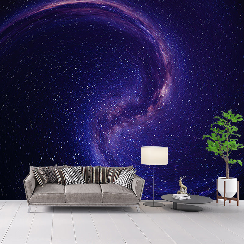 Living Room Wall Mural Wallpaper Novelty Universe Mildew Resistant Wall Decor