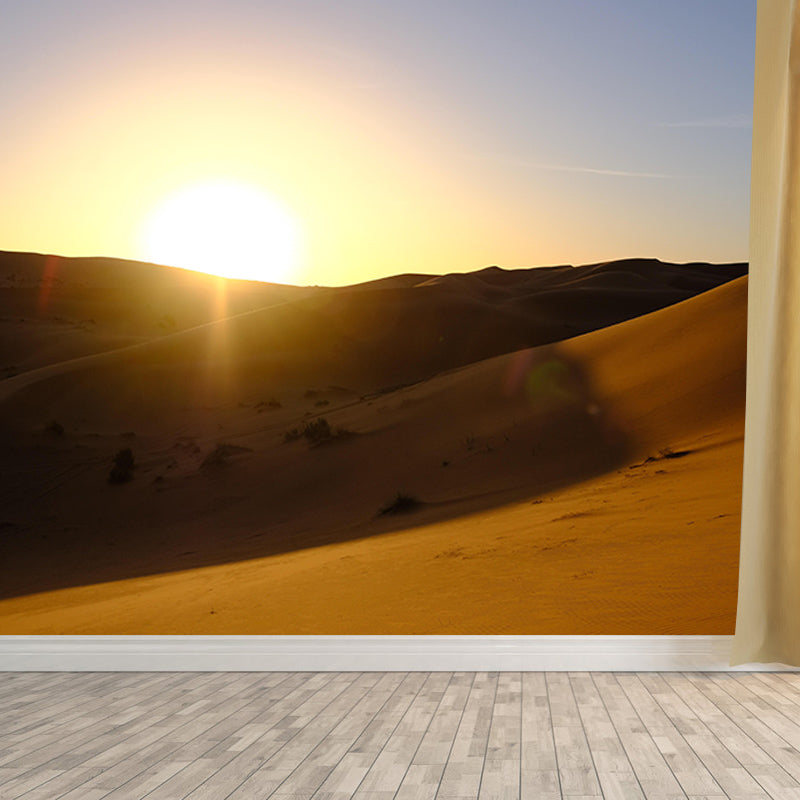 Room Mural Wallpaper Modern Desert Mildew Resistant Wall Decor