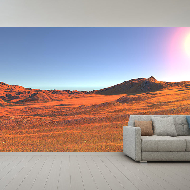 Room Mural Wallpaper Modern Desert Mildew Resistant Wall Decor