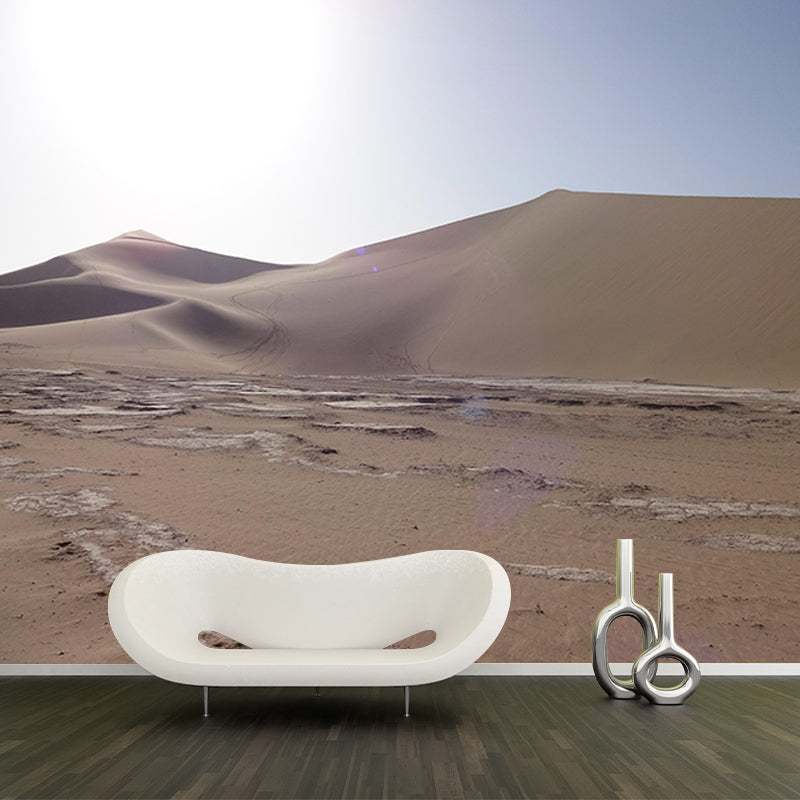 Modern Style Desert Mural Wallpaper Mildew Resistant Wall Decor