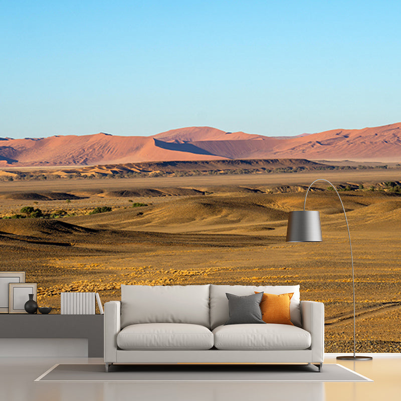 Modern Desert Mural Wallpaper Mildew Resistant Bedroom Wall Decor