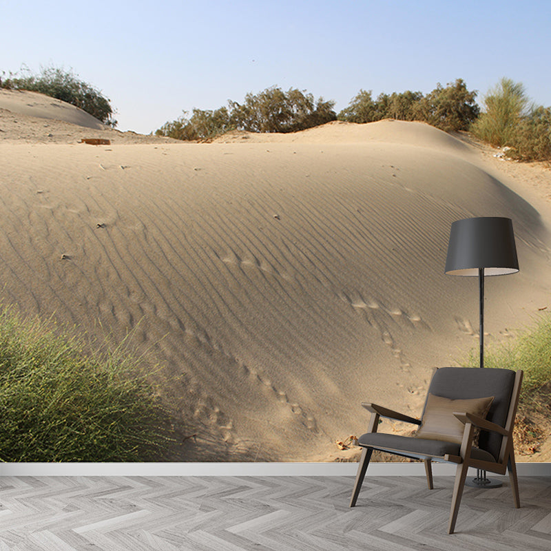 Customized Mural Wallpaper Modern Desert Mildew Resistant Wall Decor