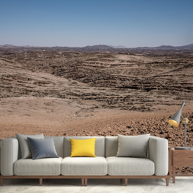 Room Wall Mural Wallpaper Modern Desert Mildew Resistant Wall Decor