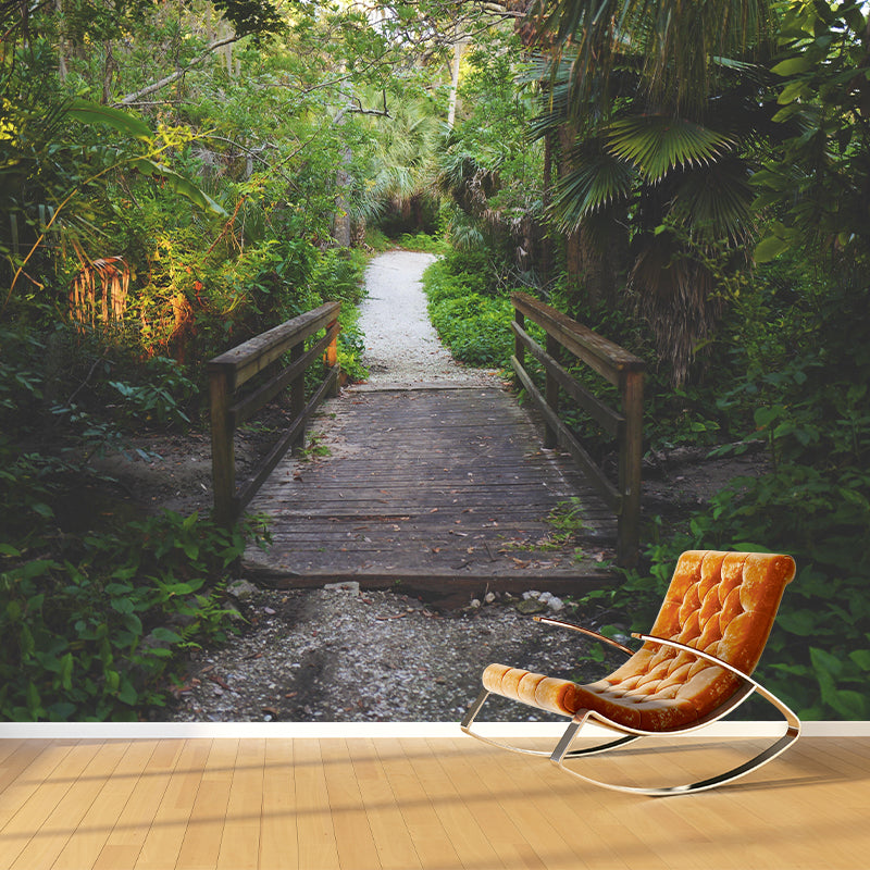 Bridge Mural Horizontal Photography Environment Friendly for Bedroom