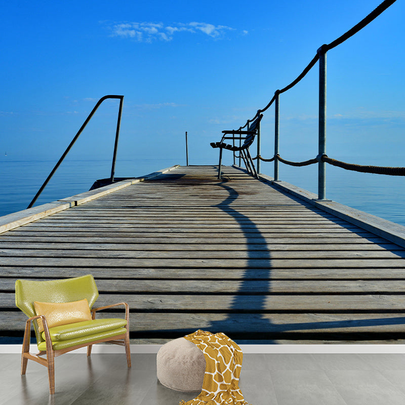 Eco-friendly Space Extension Mural Horizontal Photography for Room