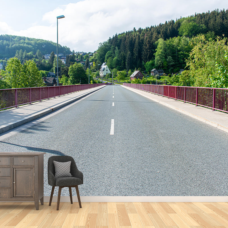 Light Color Space Extension Mural Photography Eco-friendly for Wall Decor