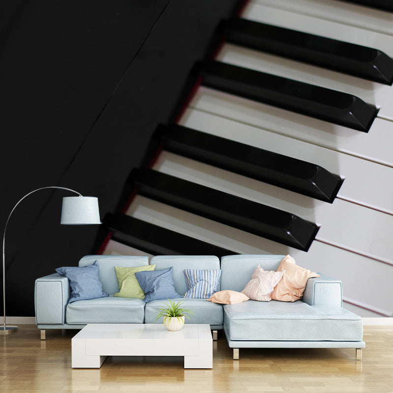 Environment Friendly Piano Mural Photography Decorative for Decoration