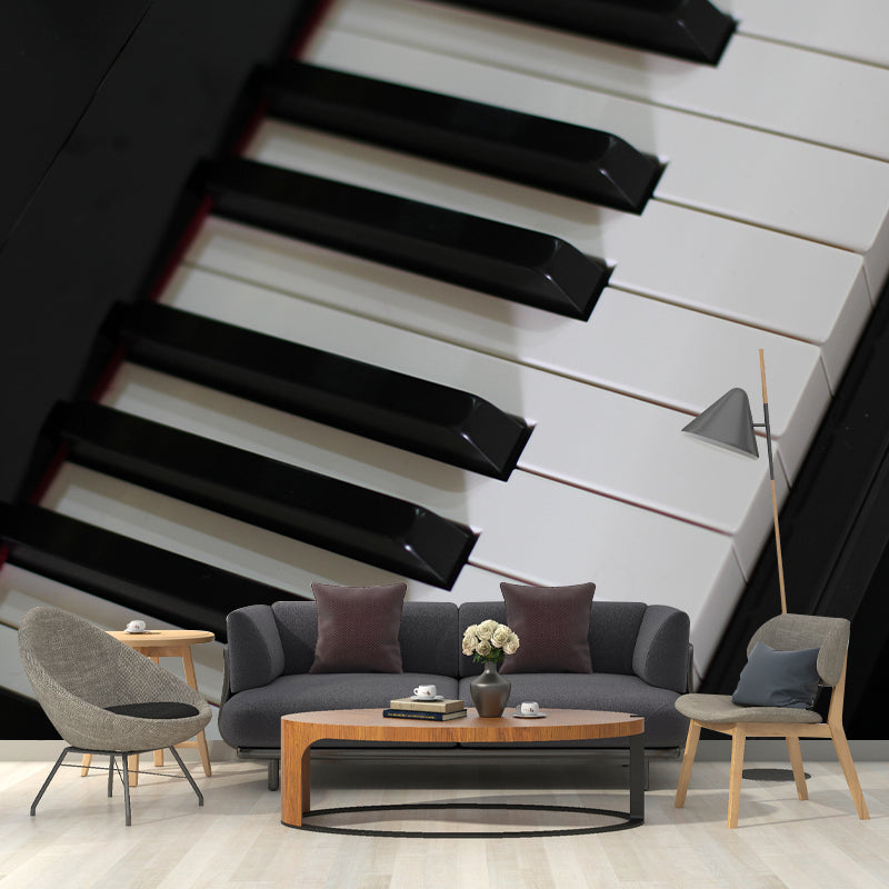 Environment Friendly Piano Mural Photography Decorative for Decoration