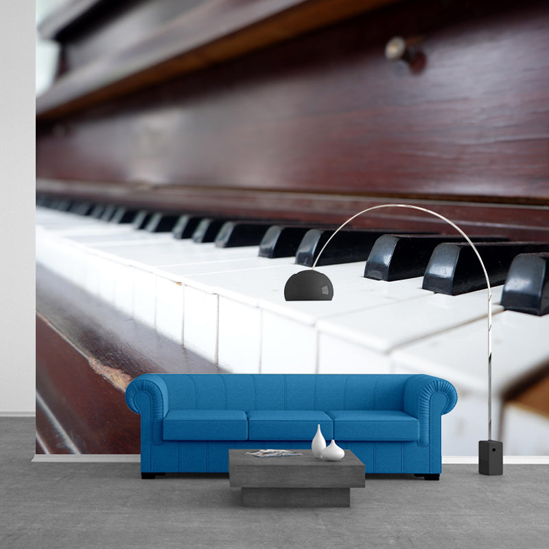 Piano Photography Mural Decorative Environment Friendly Wall Covering