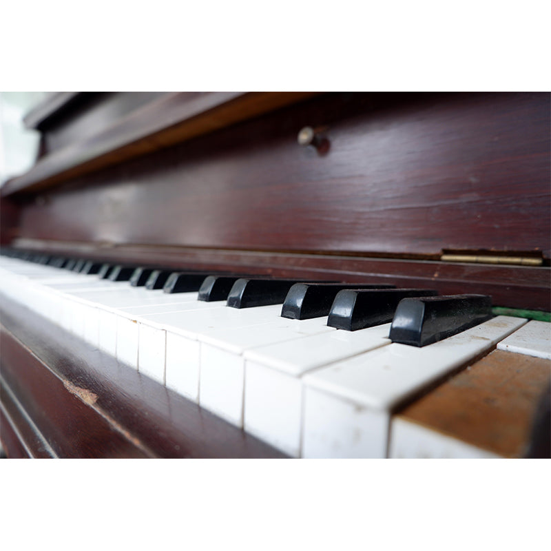 Piano Photography Mural Decorative Environment Friendly Wall Covering