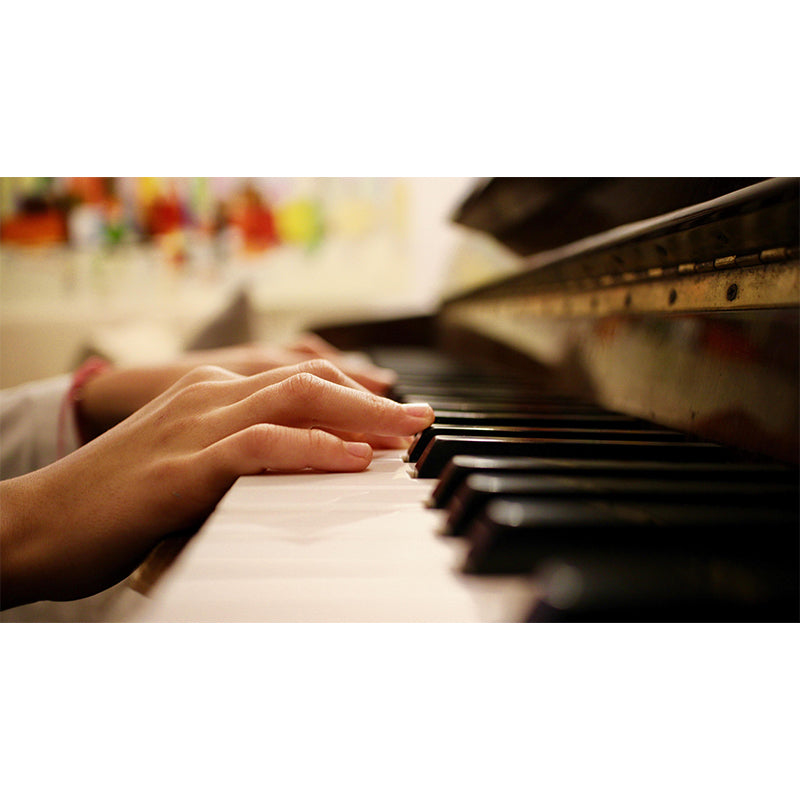 Piano Mural Horizontal Photography Environment Friendly for Home Decor
