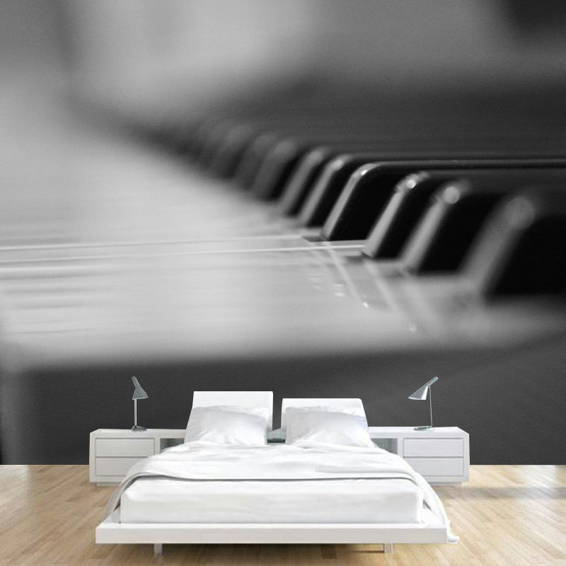 Piano Mural Horizontal Photography Environment Friendly for Home Decor