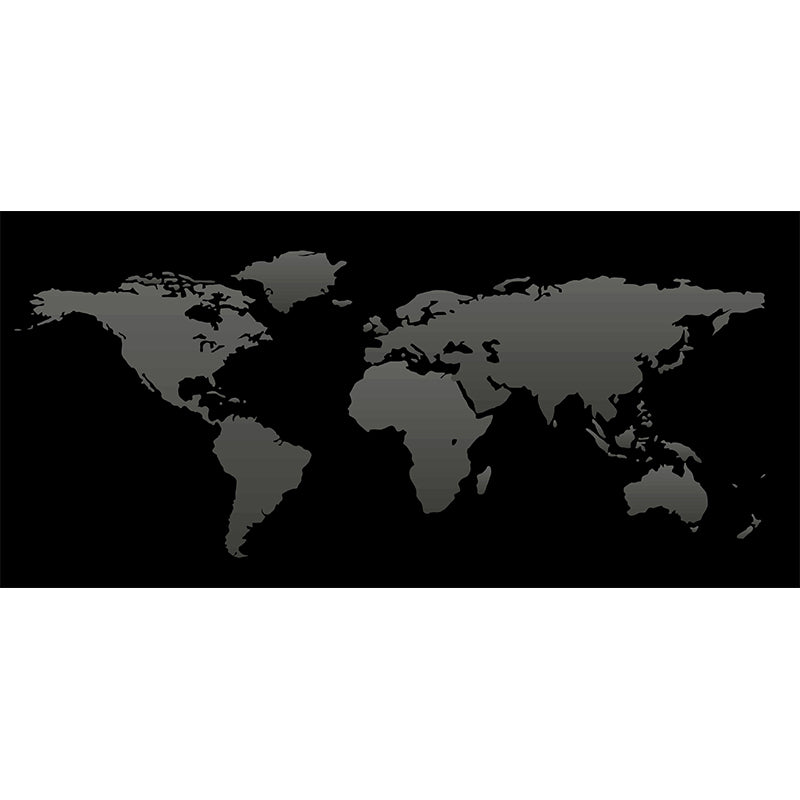 Map Illustration Mural Decorative Eco-friendly for Home Decor