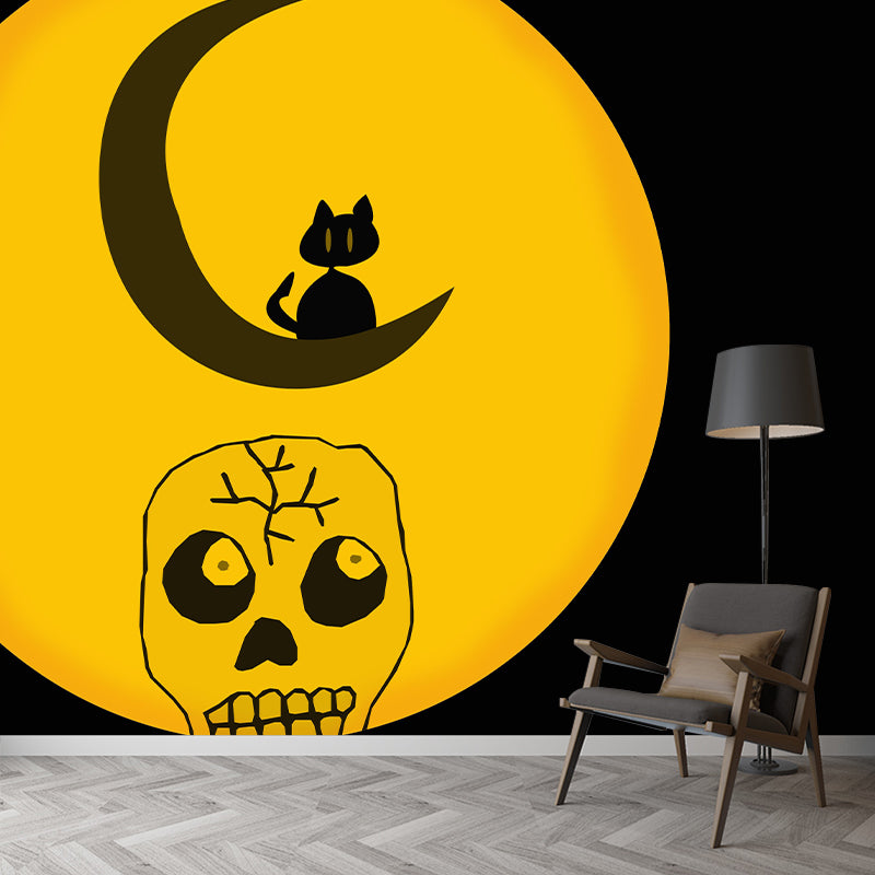 Horizontal Illustration Wall Mural Cartoon Decorative Eco-friendly for Home Decor