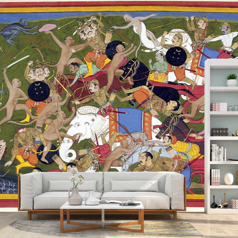 Eco-friendly Illustration Mural Painting Decorative for Room