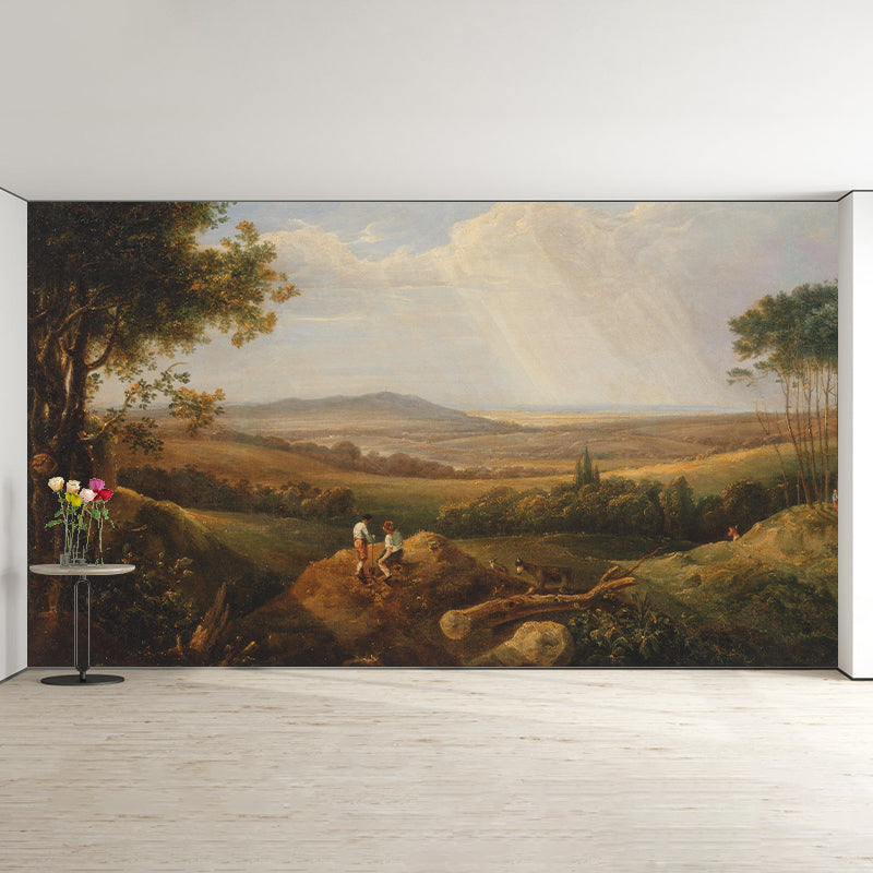 Illustration Painting Wall Mural Decorative Eco-friendly for Wall Decor