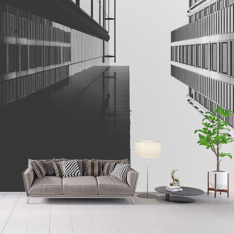 Mildew Resistant Wall Mural Architecture Decorative Eco-friendly for Bedroom