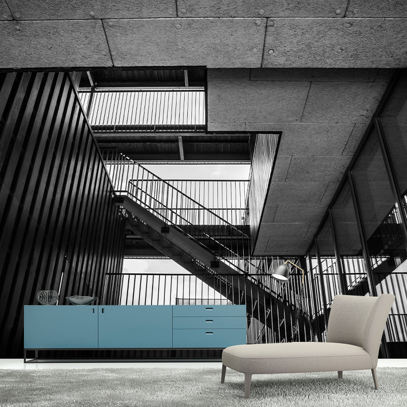 Mildew Resistant Wall Mural Architecture Decorative Eco-friendly for Bedroom