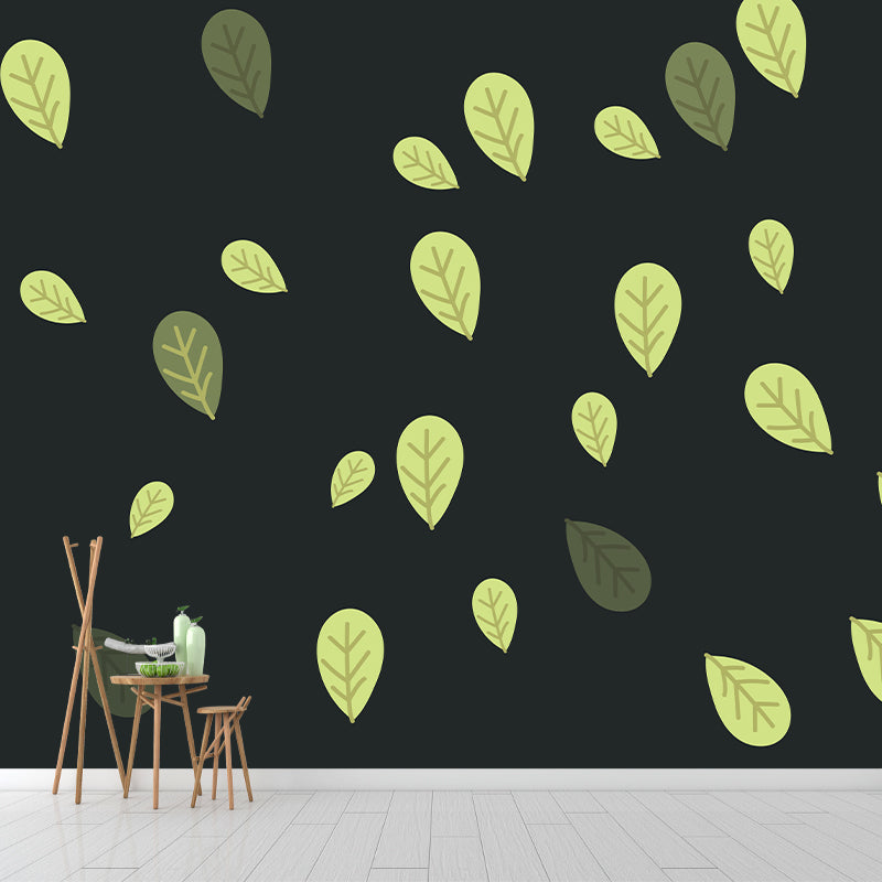 Tropical plant Illustration Mural Decorative Eco-friendly for Home