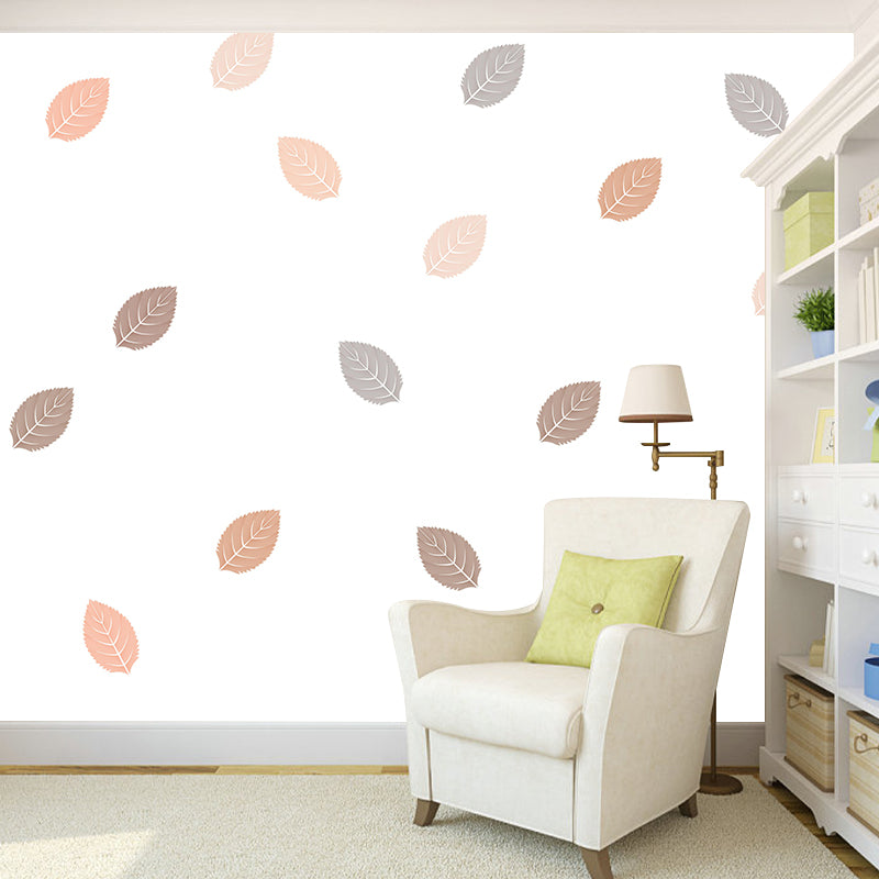 Horizontal Illustration Wall Mural Tropical plants Decorative Eco-friendly for Home Decor