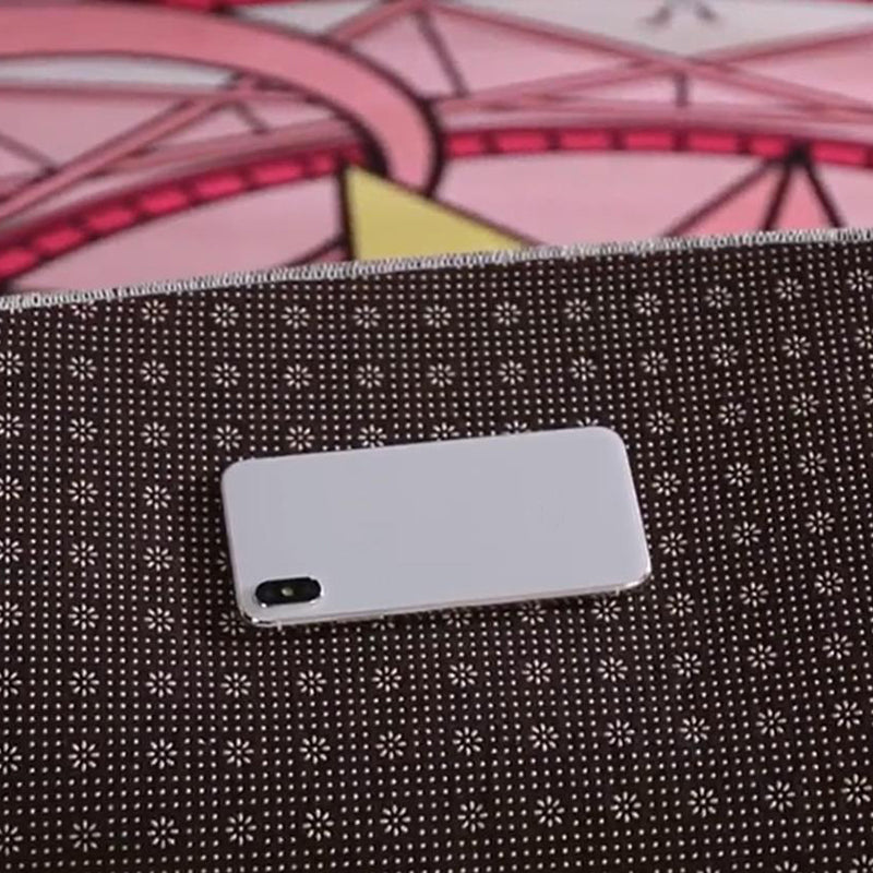 Pink Modern Rug Polyester Flamingos Rug Stain Resistant Rug for Living Room