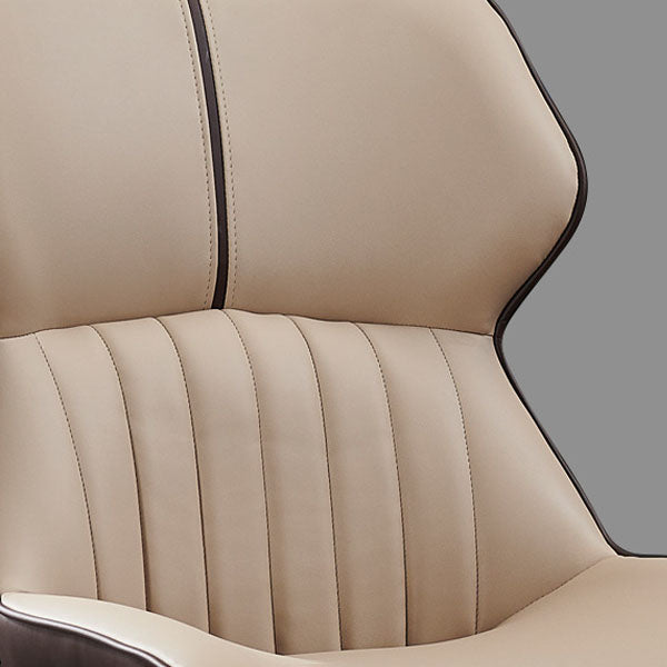 Sillones Parsons contemporáneos Sillas decorativas y de comedor curvas de cuero