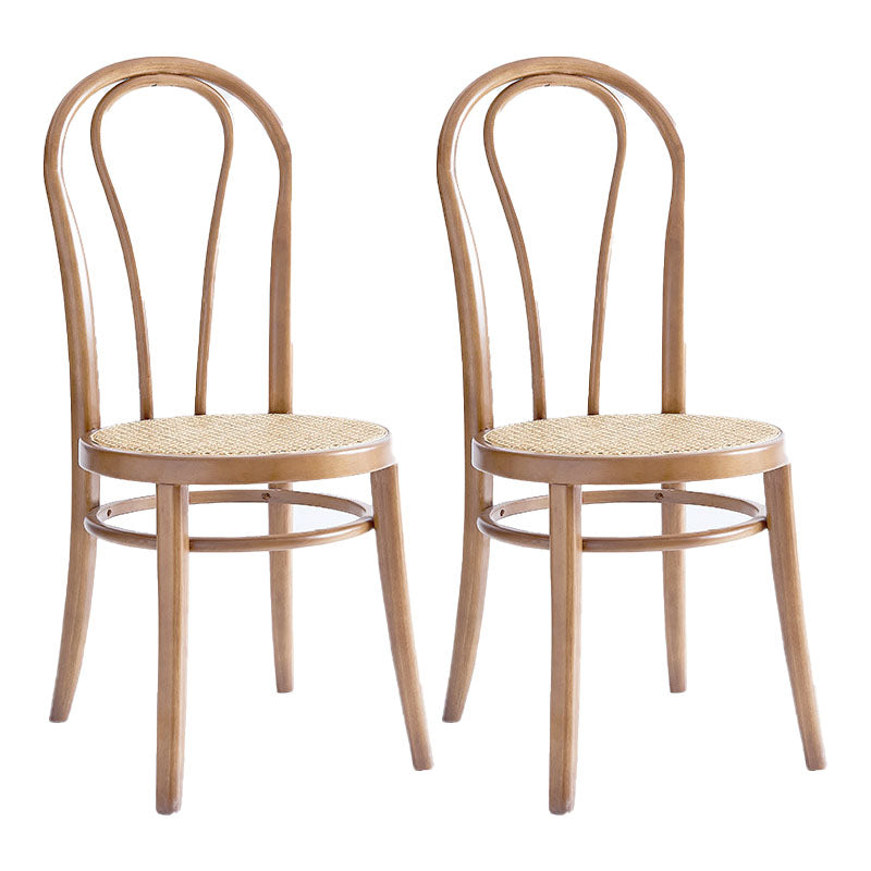 Chaises d'intérieur et d'extérieur en bois traditionnel Chaise d'appoint à dossier Windsor