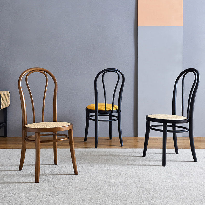 Sillas tradicionales de madera para interiores y exteriores Silla auxiliar con respaldo Windsor