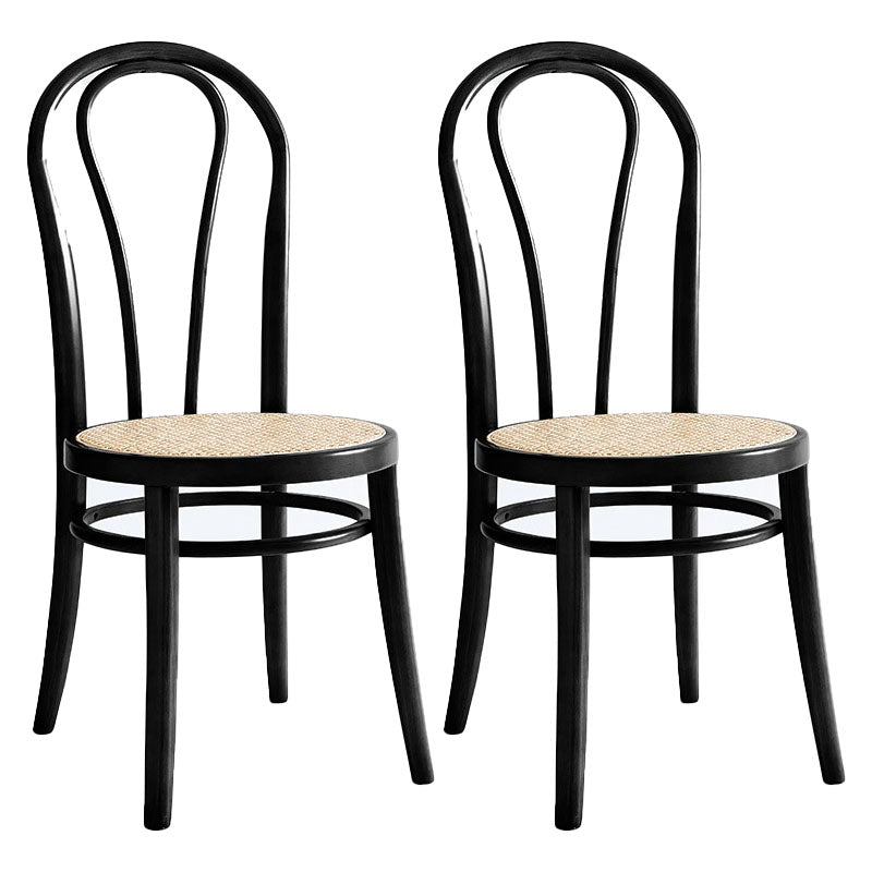 Chaises d'intérieur et d'extérieur en bois traditionnel Chaise d'appoint à dossier Windsor