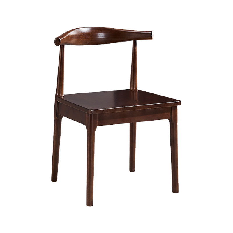 Chaise de salle à manger moderne en bois, sans accoudoirs, avec dossier en échelle, pour cuisine