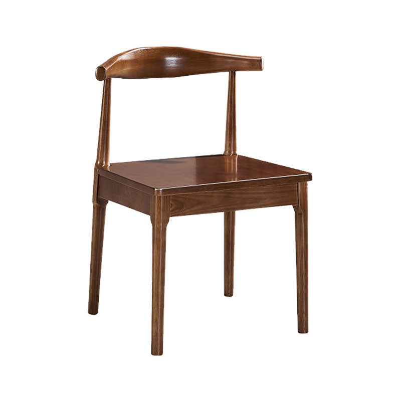 Chaise de salle à manger moderne en bois, sans accoudoirs, avec dossier en échelle, pour cuisine