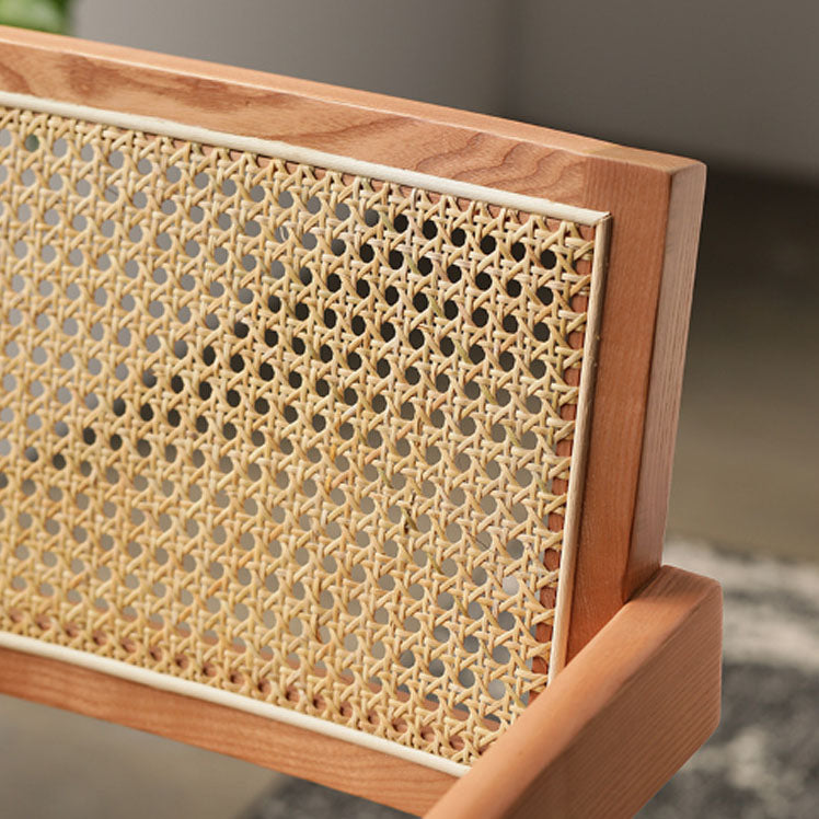 Sillas de comedor de madera maciza, silla con respaldo abierto para interior y exterior, para cocina
