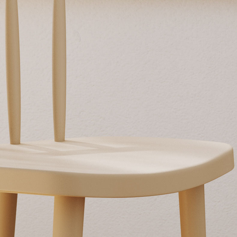 Sillas acrílicas modernas para interiores y exteriores Silla auxiliar de comedor Windsor