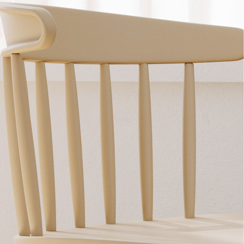 Sillas acrílicas modernas para interiores y exteriores Silla auxiliar de comedor Windsor