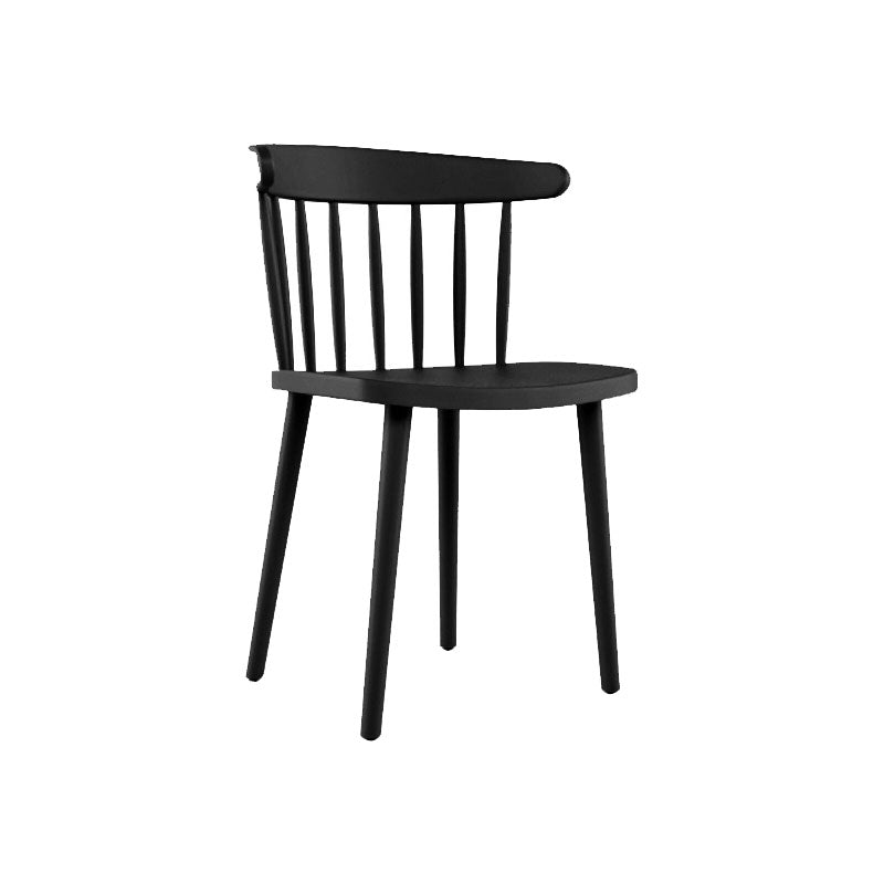 Chaises modernes d'intérieur et d'extérieur en acrylique, chaise d'appoint de salle à manger Windsor