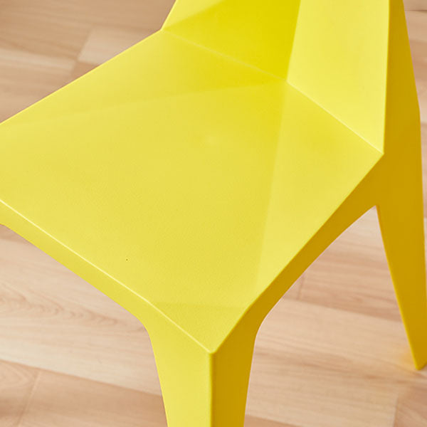 Sillas de plástico modernas para interiores y exteriores, sillas de comedor con respaldo sólido
