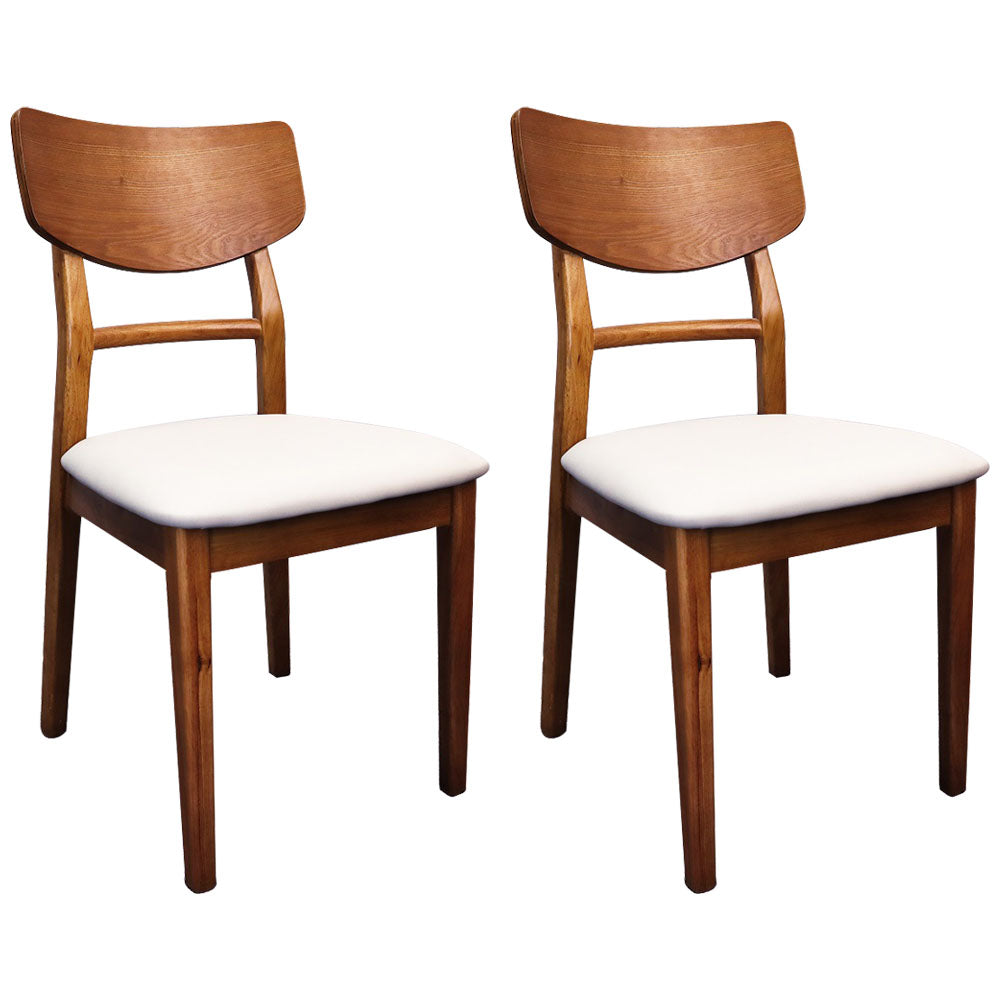 Sillas de cocina de madera contemporáneas con respaldo de escalera, silla lateral de comedor